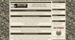 Desktop Screenshot of military-quotes.com
